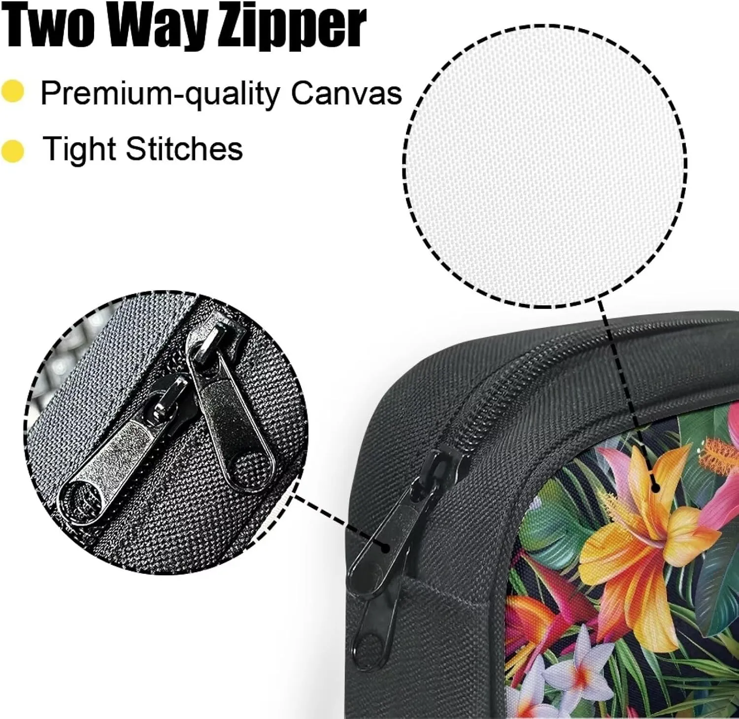 Tropical Leaf Flower Print Bible Carrying Case,Cover for Bible,Floral Bible Crossbody Bag,Bible Case for Women,Bible Satchel Bag,Aesthetic Bible Carrying Case,Religious Gift