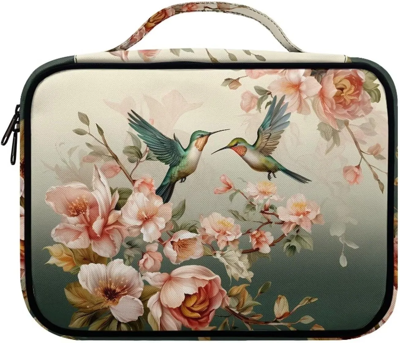Uasibuni Floral Birds Bible Covers for Women Men Bible Case Bible Bag Tote Bible Bag with Handle Scripture Case Church Bag Religions Gift,Easter Gift
