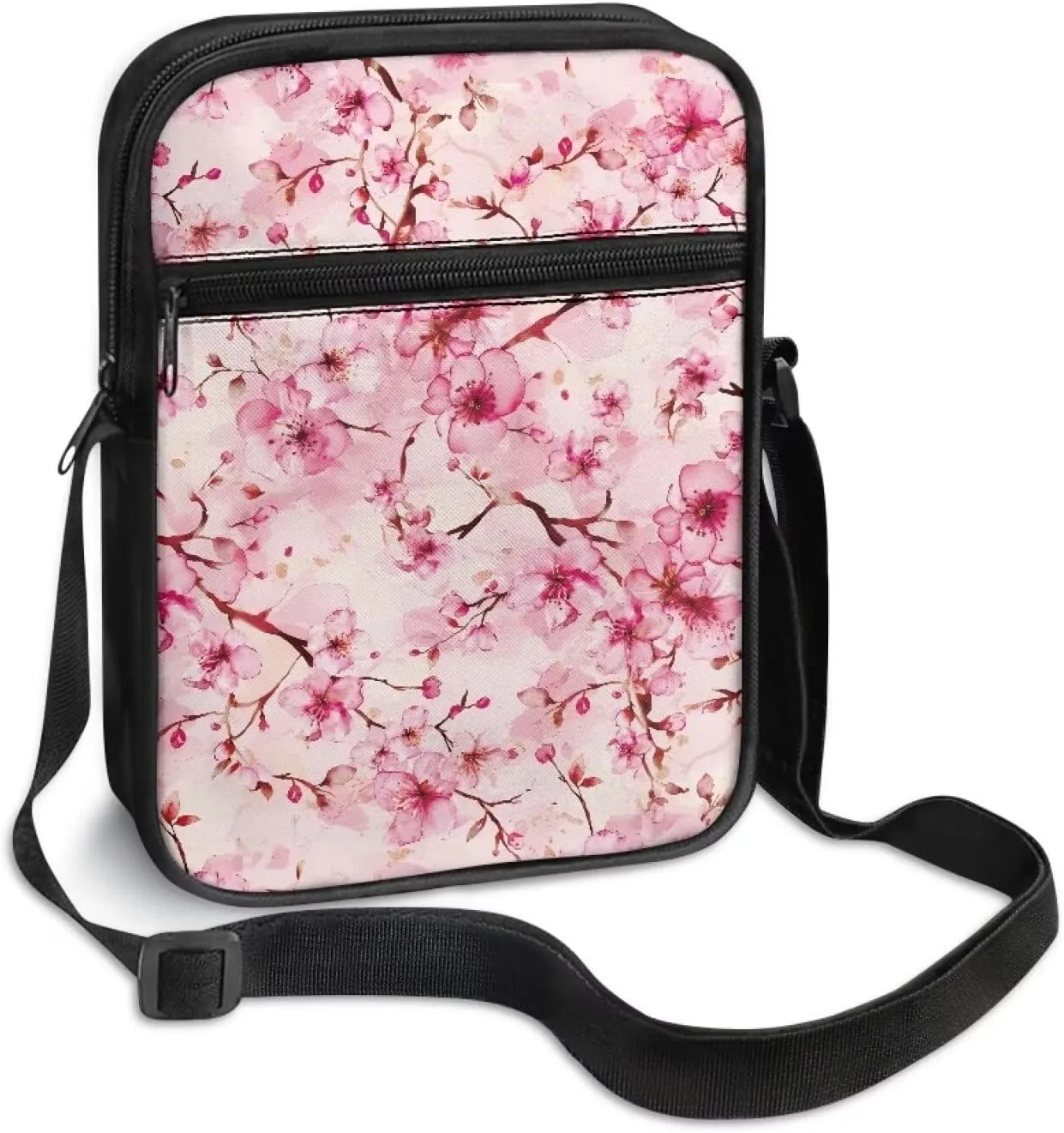 Unisex Travel Messenger Bags Small Crossbody Bag for Women Men Sling Purse for Phone Holder