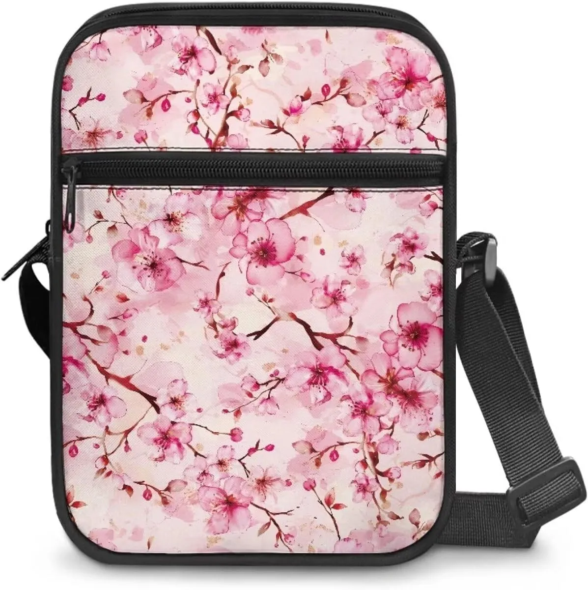 Unisex Travel Messenger Bags Small Crossbody Bag for Women Men Sling Purse for Phone Holder