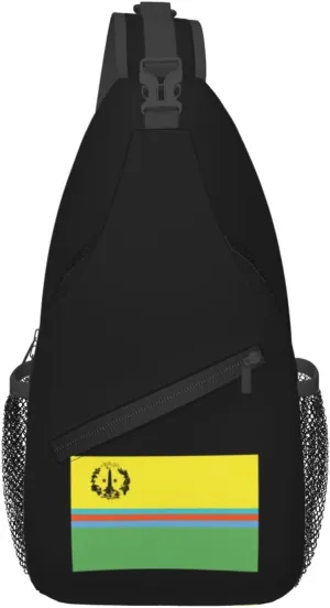 Unity Flag St Martin Crossbody Bags For Women Men Chest Backpack Gym Shoulder Bag Travel Outdoor Sports Casual Crossbody Bags