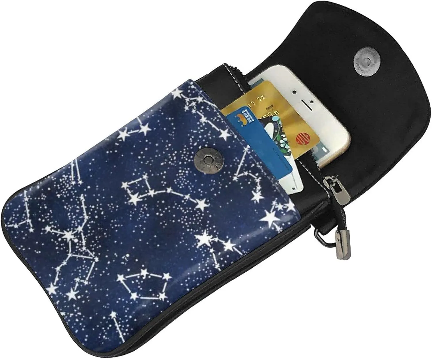 Universal Ani-Theft Crossbody Cell Phone Purse Leather Mini Cell Phone Pouch