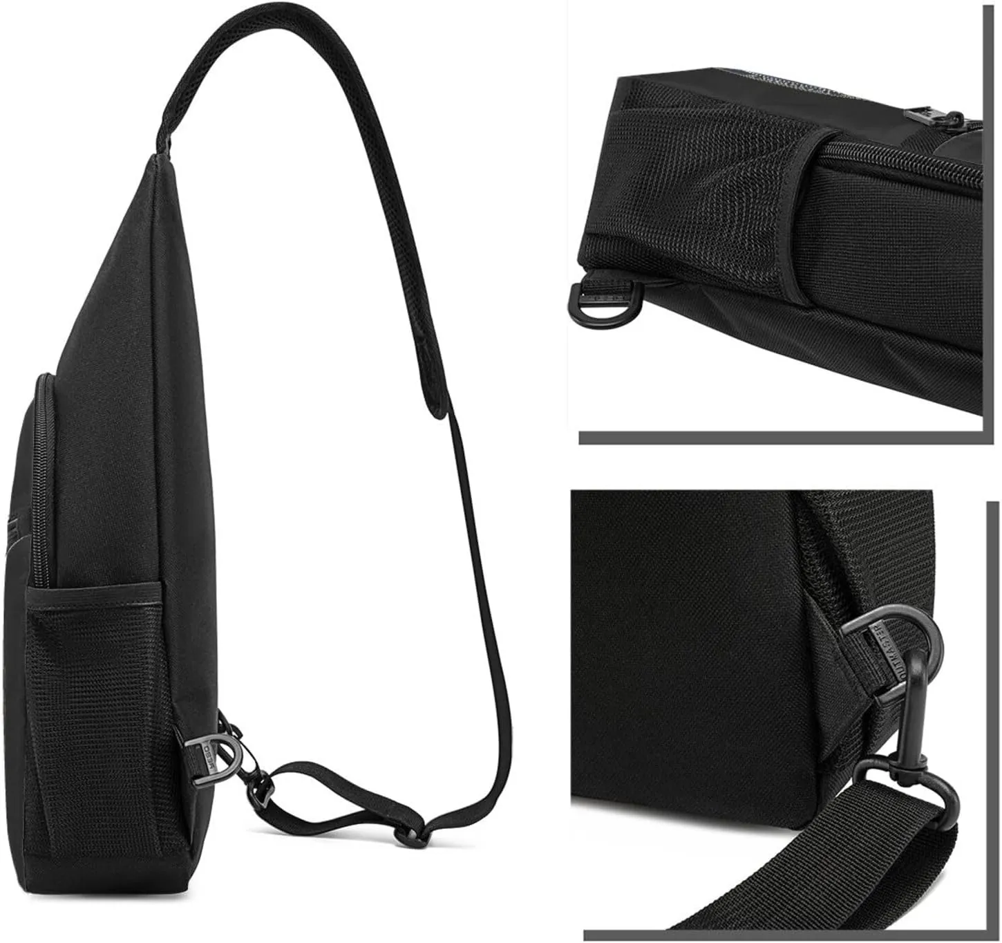 US Air Force Retired Colonel Sling Bag Crossbody Backpack Shoulder Casual Daypack Bags for Men