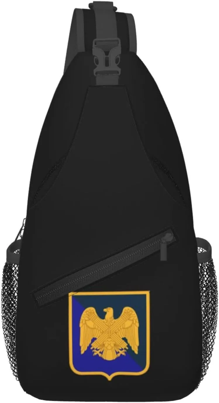 Us National Guard Bureau Ssi Crossbody Bags For Women Men Chest Backpack Gym Shoulder Bag Travel Outdoor Sports Casual Crossbody Bags