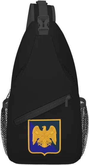Us National Guard Bureau Ssi Crossbody Bags For Women Men Chest Backpack Gym Shoulder Bag Travel Outdoor Sports Casual Crossbody Bags