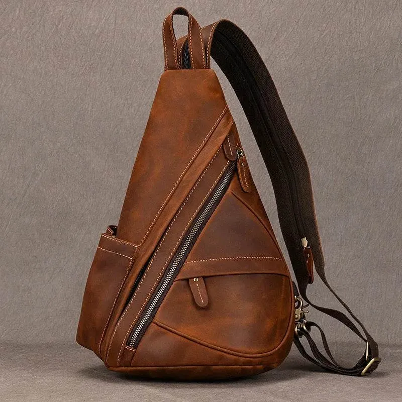 VacationGrabs Vintage Style Sling Bag for Men