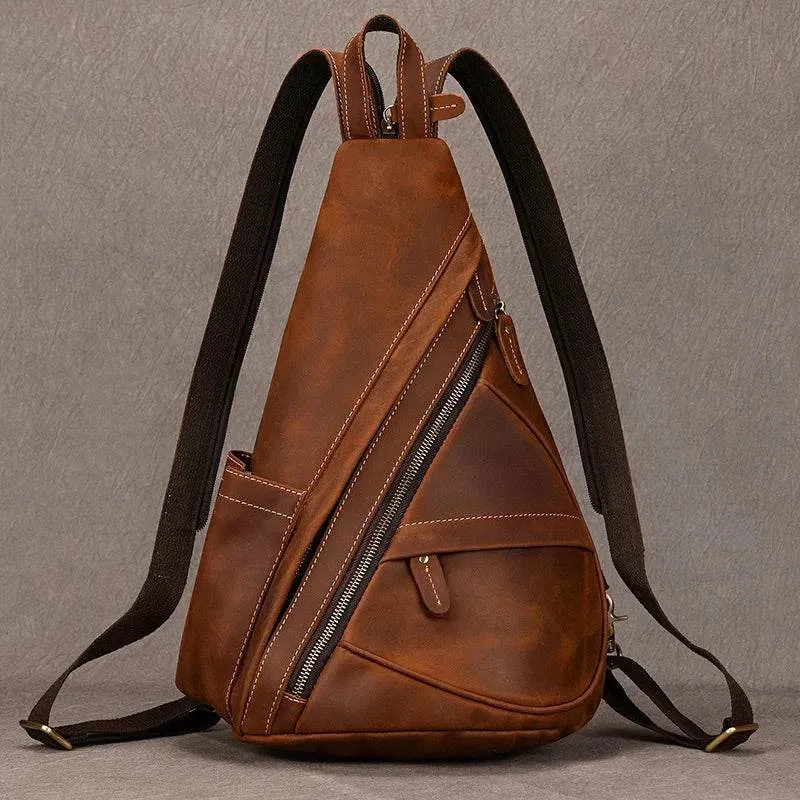 VacationGrabs Vintage Style Sling Bag for Men
