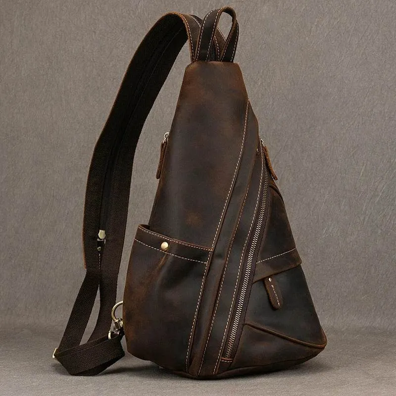 VacationGrabs Vintage Style Sling Bag for Men