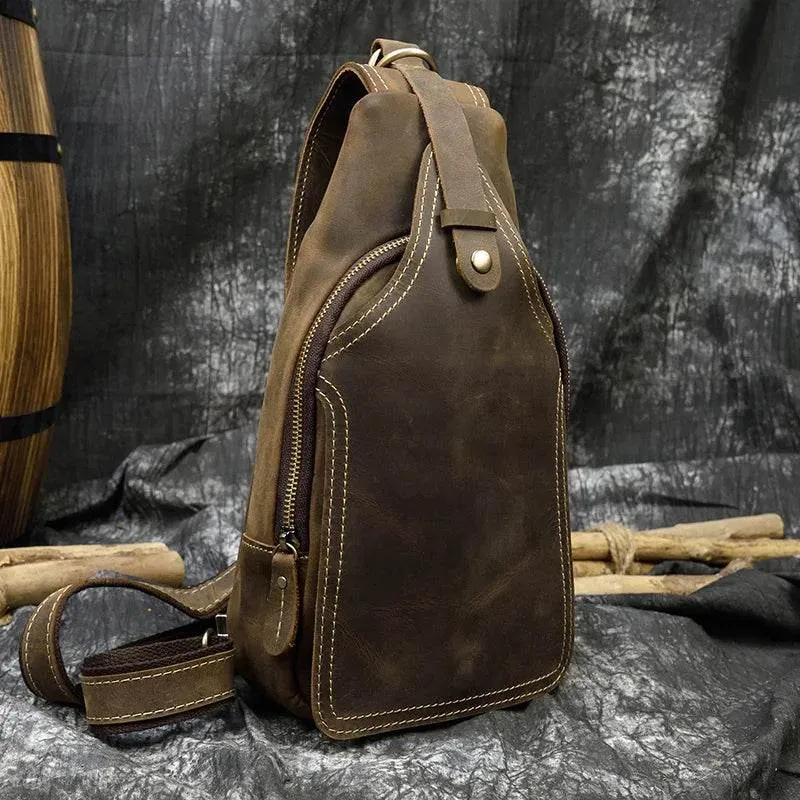 VacationGrabs Vintage Style Sling Bag for Men