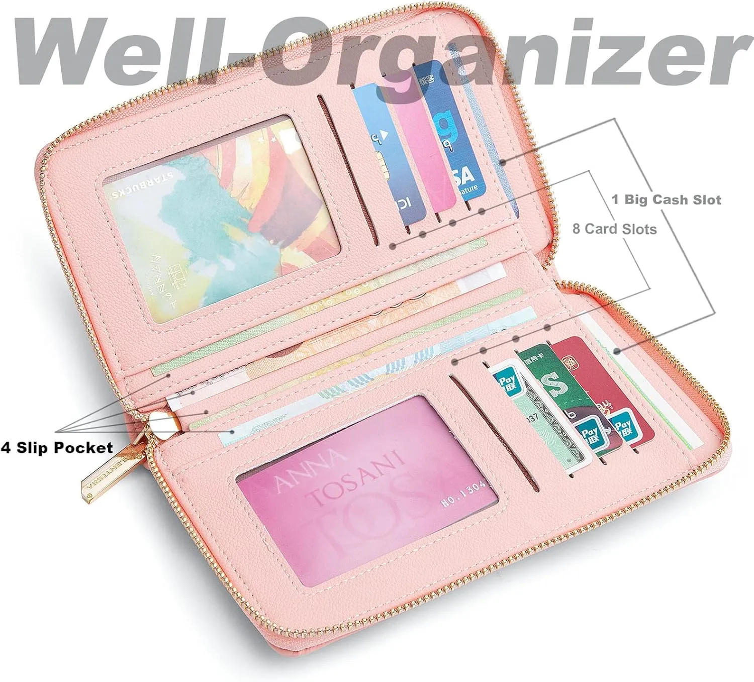 Valentoria Small Crossbody Bag Cell Phone Purse Wallet Leather Card Clutch Handbag for Women