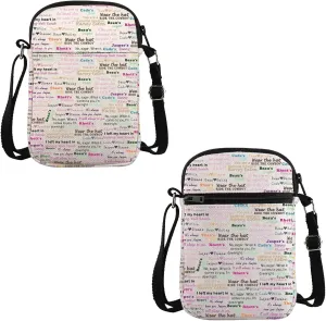 VAMSII Cowboy Romance Reader Gift Country Romance Crossbody Bag Cowboy Cowgirl Reading Travel Bag Bookish Gift