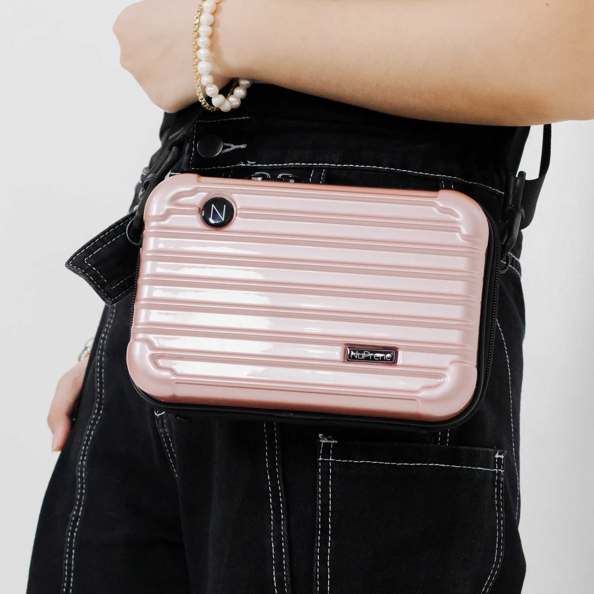 Van-Ya Rose Gold Mini Travel Bag