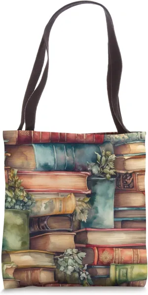 Vintage Book Lover Library Librarian Bookish Bibliophile Tote Bag