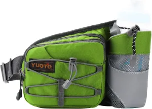 Waist Pack with Water Bottle Holder for Running Walking Hiking Fanny Pack Hydration Belt