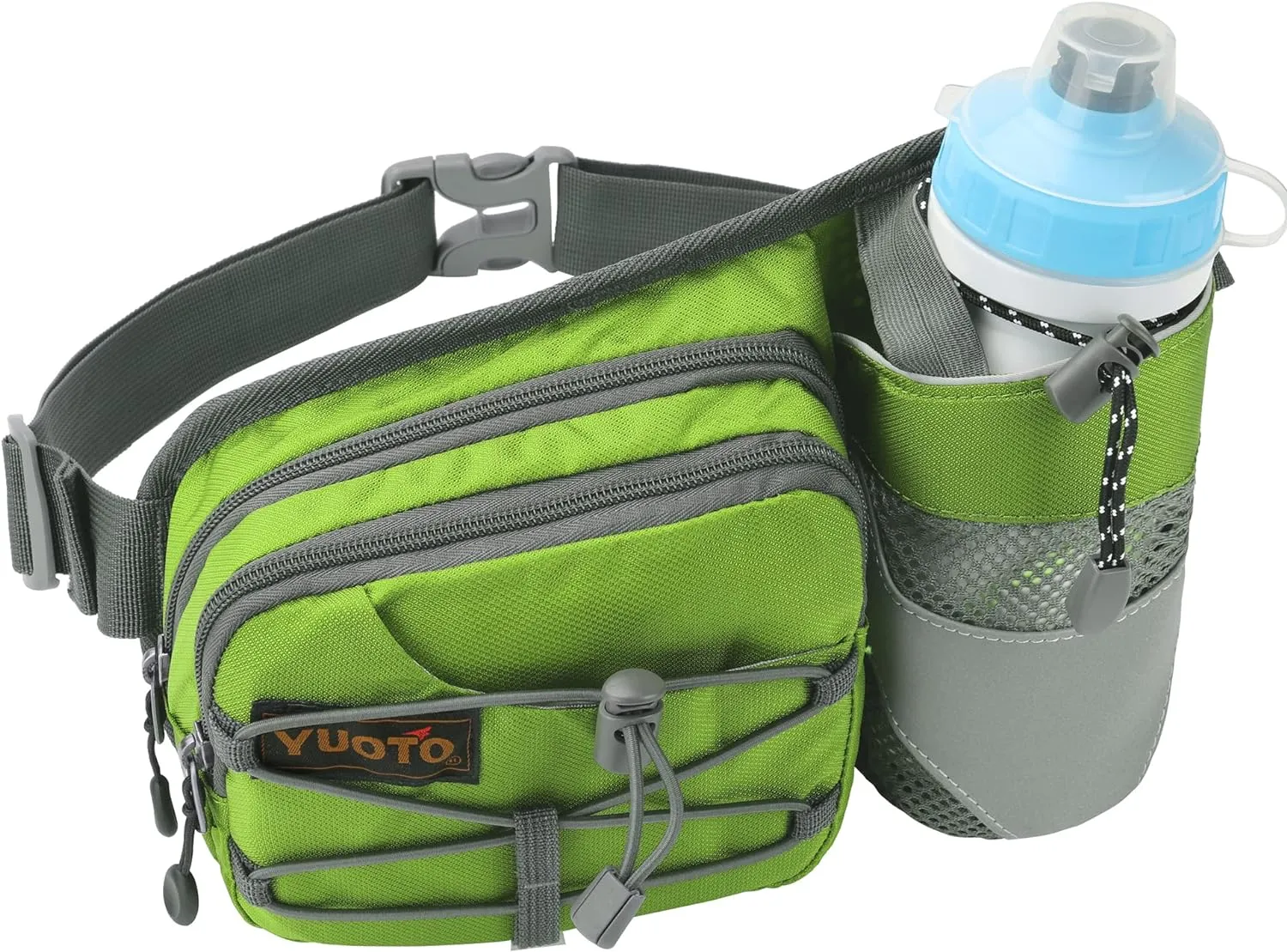 Waist Pack with Water Bottle Holder for Running Walking Hiking Fanny Pack Hydration Belt