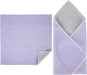Walking Way Self Adhesive Magic Cloth Makeup Bag, Portable Protective Cosmetic Pouch, Camera Lens Wrap, Travel Organizer for Beauty Essentials, Travel, Gifts & Daily Use (lightpurple, 17.71 inch)