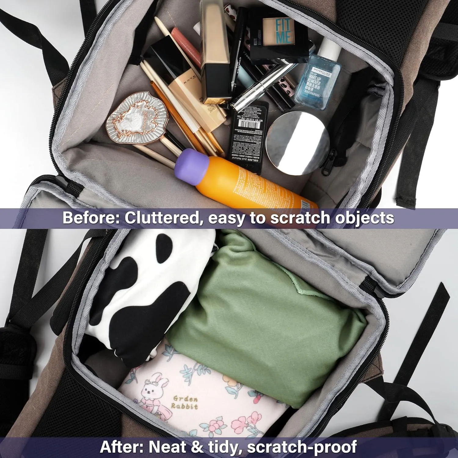 Walking Way Self Adhesive Magic Cloth Makeup Bag, Portable Protective Cosmetic Pouch, Camera Lens Wrap, Travel Organizer for Beauty Essentials, Travel, Gifts & Daily Use