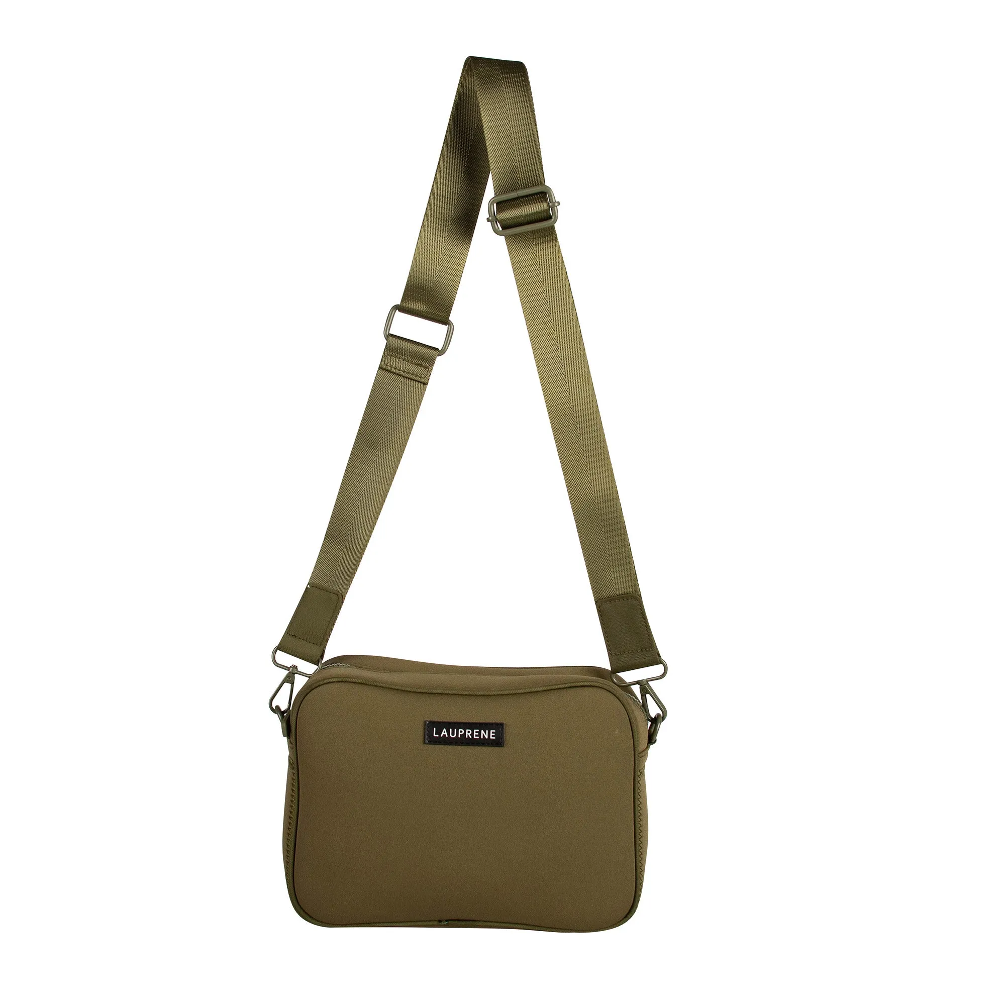 WANDERER NEOPRENE CROSS BODY - KHAKI