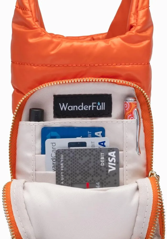 WanderFull® Original HydroBag®, Water Bottle Holder with Strap, Hands-Free Crossbody Water Bottle Carrier Bag w/Phone Pocket