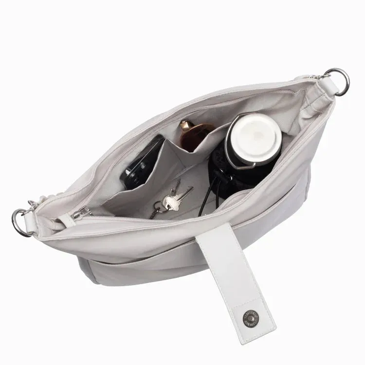 WanderFull Oyster HydroHobo Bag with Silver Hardware
