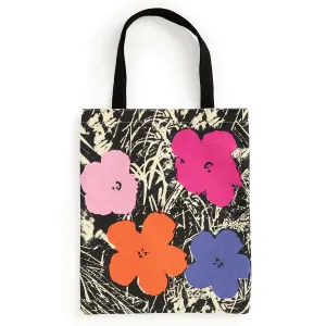 Warhol Flowers Canvas Tote Bag - Pink Novelty Book – January 16, 2024