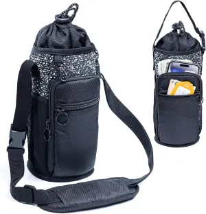 Water Bottle Holder with Strap, Water Bottle Carrier Bag