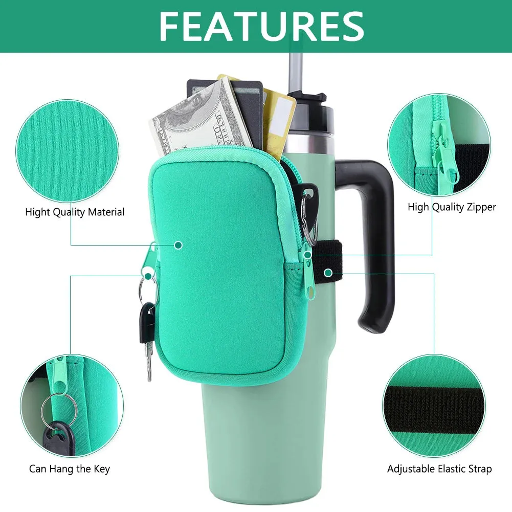 Water Bottle Pouch for For Stanley Cup 40oz/20oz/30oz Water Bottle