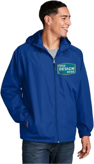 Water- Repellent Wind ShirtV- Neck - Custom Printing