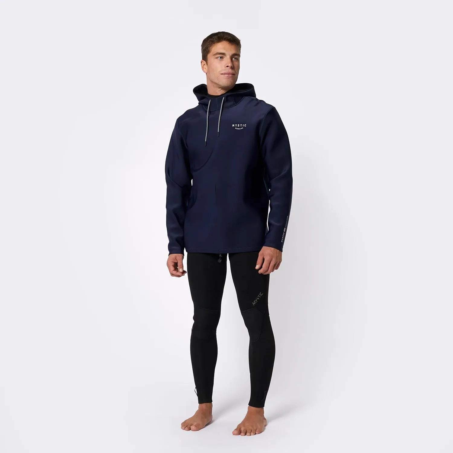 Watersports - Surf Kitesurf & Windsurfing Mens Haze 2mm Neoprene Wetsuit Hoodie - Navy