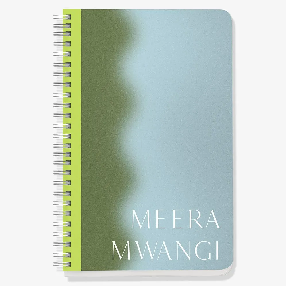 Wavy Colorblock Custom Journal