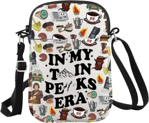 WCGXKO Crime Tv Show Gift In My T Era Crossbody Bag 90s Tv Series Merchandise