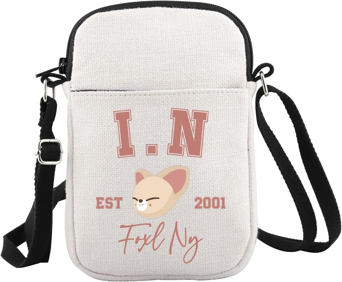 WCGXKO Korean Pop Gift Korean Group Merch Boys Group Est 1999 Dwaekki Crossbody Bag for Pop Music Lover