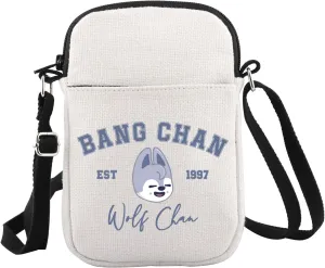 WCGXKO Korean Pop Gift Korean Group Merch Boys Group Est 1999 Dwaekki Crossbody Bag for Pop Music Lover