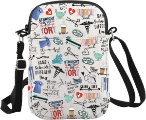 WCGXKO Surgical Tech Crossbody Bag National Surgical Technologists Gift Scrub Tech Appreciation Gift