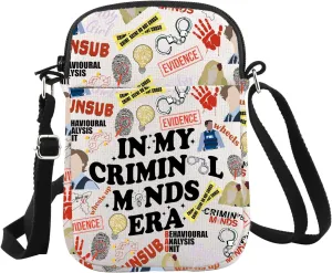 WCGXKO Tv Show Gift Crime Drama Show Merch In My Crime M Era Crossbody Bag for Crime Fans
