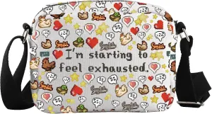 WCGXKO Valley Game Inspired Crossbody Bag Video Game Gift Simmers Gift Gaming Gift for Game Lover
