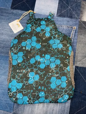 Wearable Hot Water Bottle Cover | Blue Black Science