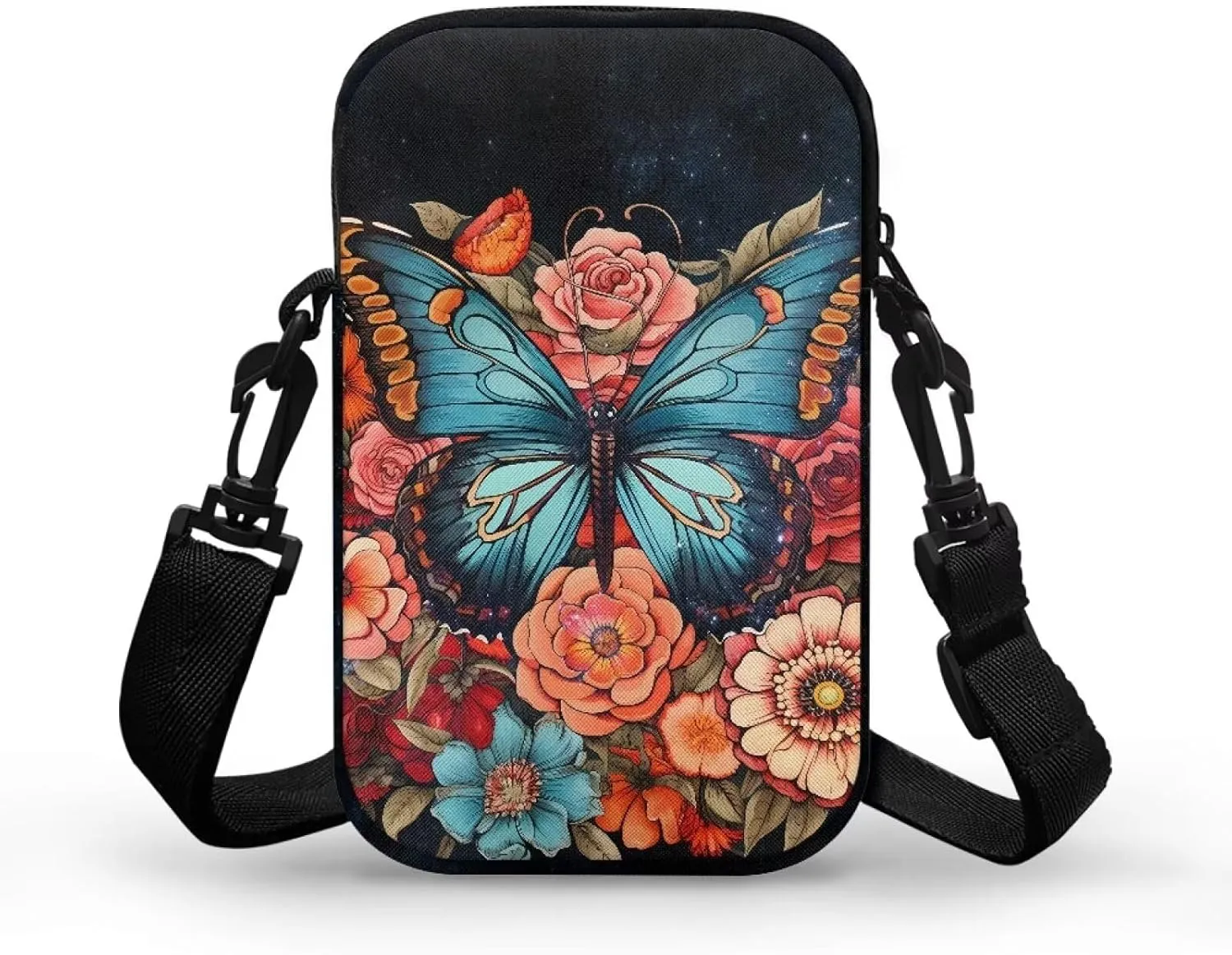 WELLFLYHOM Small Crossbody Bag for Women Phone Purse Messenger Pouch Mini Shoulder Handbag