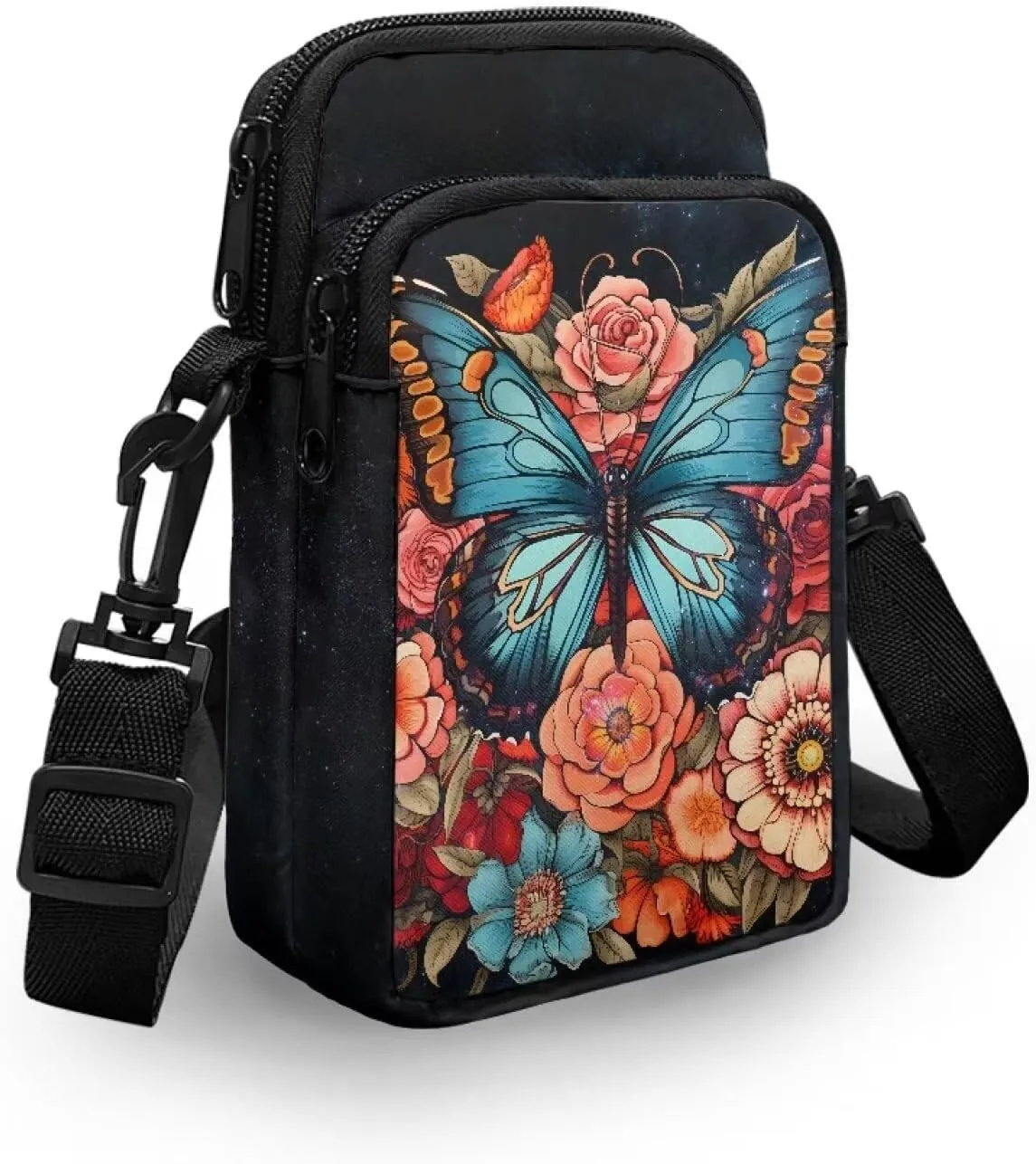 WELLFLYHOM Small Crossbody Bag for Women Phone Purse Messenger Pouch Mini Shoulder Handbag