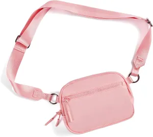 WESTBRONCO Small Crossbody Bags for Women Nylon with Adjustable Strap, Mini Crossbody Purse, Shoulder Bag Traveling Workout