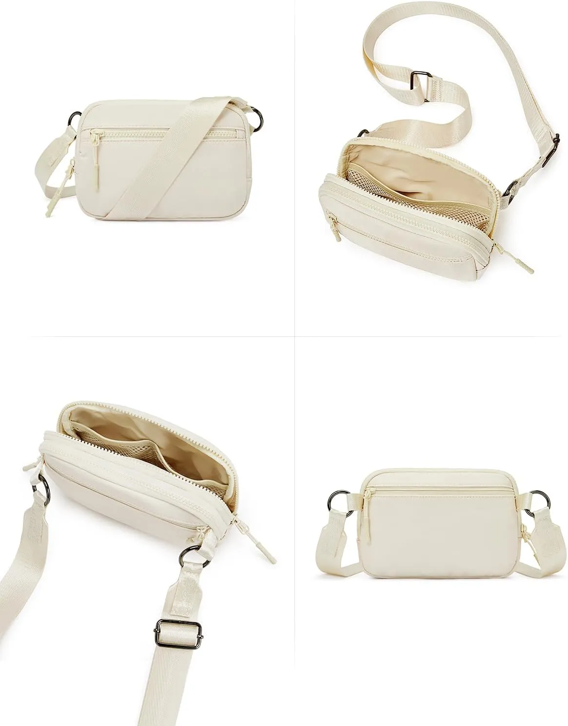 WESTBRONCO Small Crossbody Bags for Women Nylon with Adjustable Strap, Mini Crossbody Purse, Shoulder Bag Traveling Workout