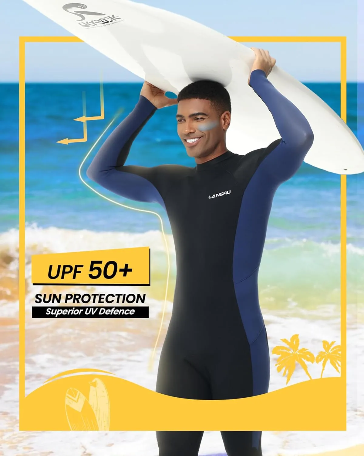 Wetsuits with Waterproof Changing Mat Bag, Upgrade CR Neoprene 3/2mm Full Suits, Ideal Thermal Diving Suit in Cold Water, Back Zip for Surfing Snorkeling Diving Swimming