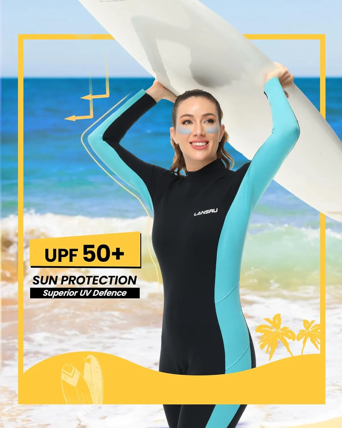 Wetsuits with Waterproof Changing Mat Bag, Upgrade CR Neoprene 3/2mm Full Suits, Ideal Thermal Diving Suit in Cold Water, Back Zip for Surfing Snorkeling Diving Swimming