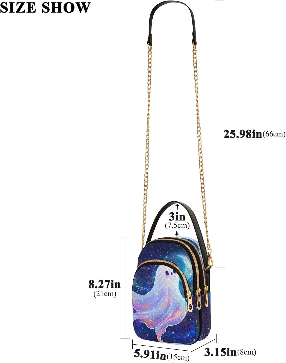 Womens Bags Crossbody Chain Strap Quilted Crossbody Bag