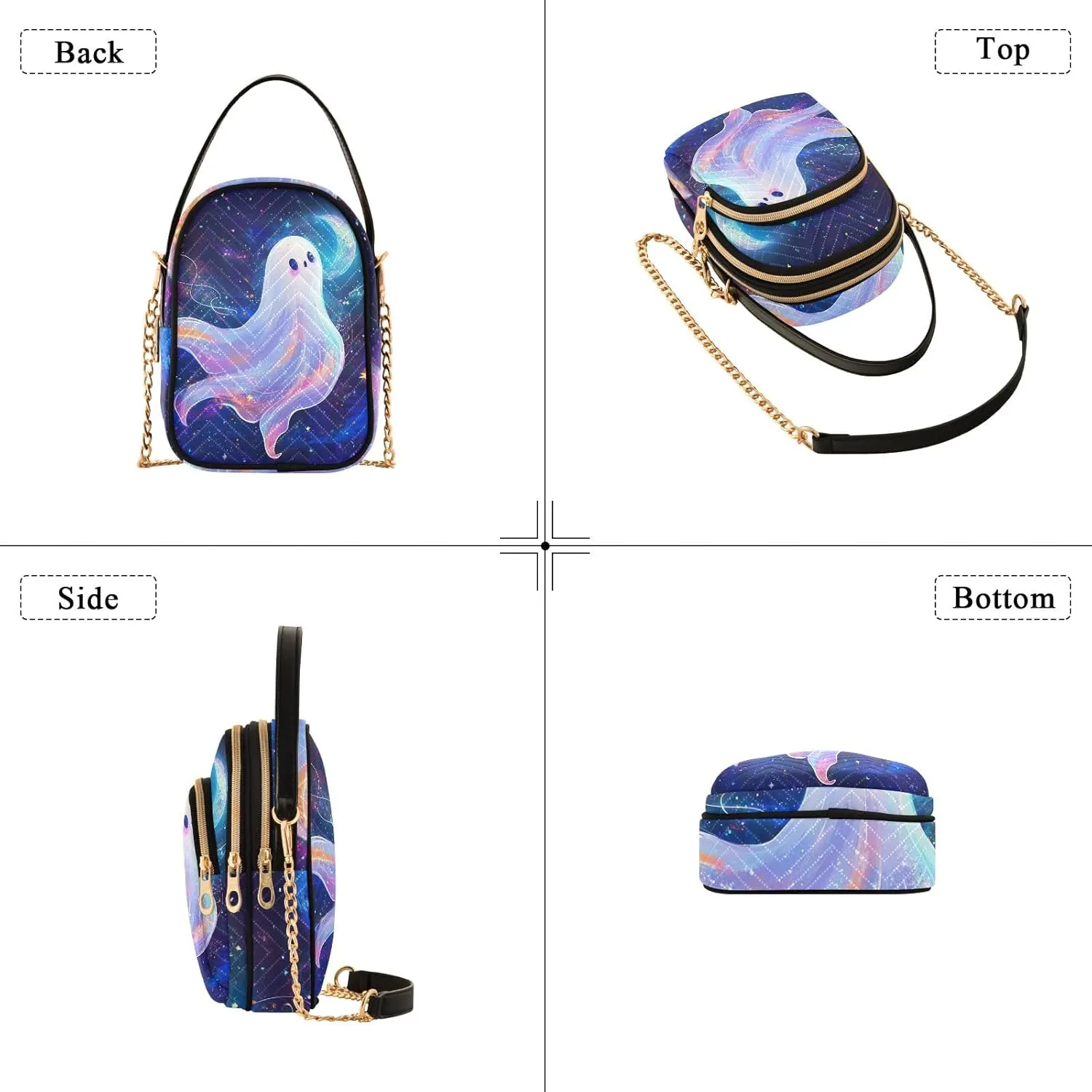 Womens Bags Crossbody Chain Strap Quilted Crossbody Bag