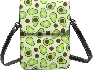 Womens Crossbody Bags Dandelion Pattern Phone Bag Wallet Purses Adjustable Strap