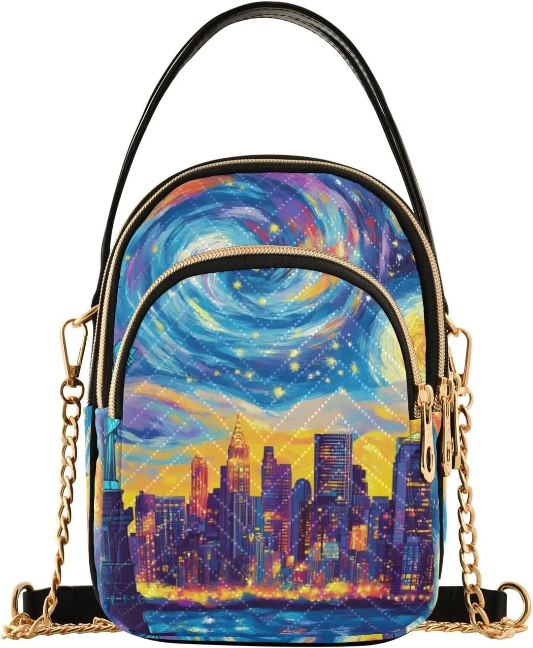 Women's Crossbody Bags Quilted Purse with Chain Phone Purse Handbag