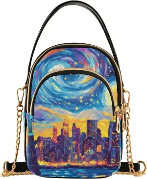 Women's Crossbody Bags Quilted Purse with Chain Phone Purse Handbag