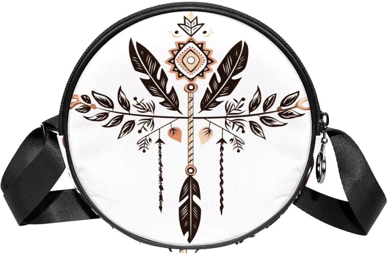 Women's Crossbody Handbags, Travel Purse, Cross Body Bag, arrow and feathers