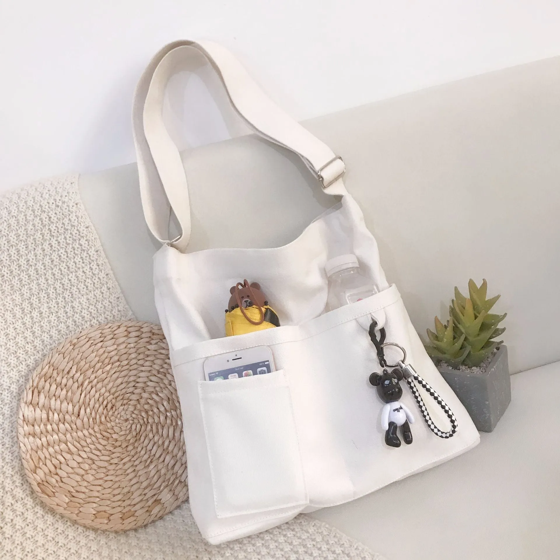 Women's Custom Korean Style Large Capacity Book Bags